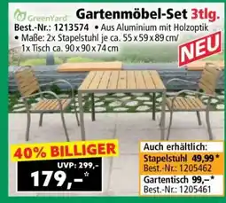 Norma Gartenmöbel-Set 3tlg Angebot