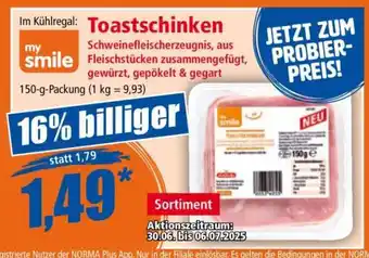 Norma Toastschinken Angebot