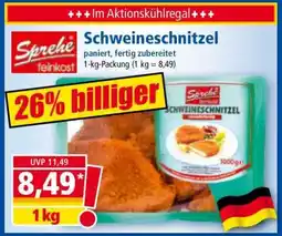 Norma Schweineschnitzel Angebot