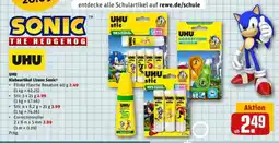 REWE UHU Klebeartikel Lizenz Sonic Angebot
