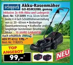 Norma Akku-Rasenmäher GO-RSM320BL gomag Angebot