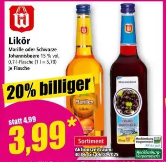 Norma Likör Angebot
