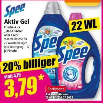 Norma Spee Aktiv Gel Angebot