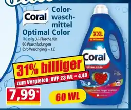 Norma Coral Colorwaschmittel Optimal Color Angebot