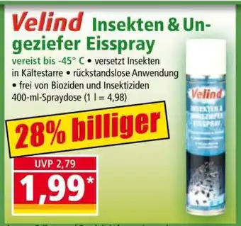 Norma Velind Insekten & Ungeziefer Eisspray Angebot