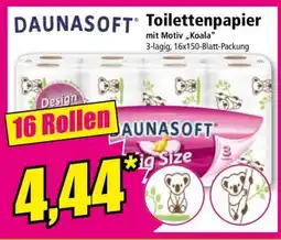 Norma DAUNASOFT Toilettenpapier Angebot