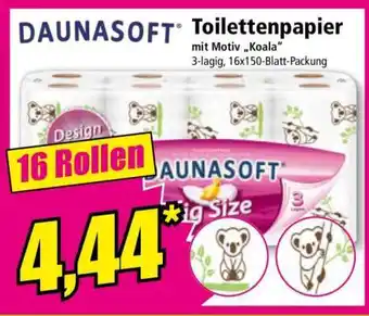 Norma DAUNASOFT Toilettenpapier Angebot