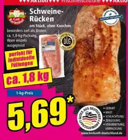 Norma Schweine-Rücken Angebot