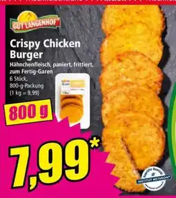 Norma Crispy Chicken Burger Angebot