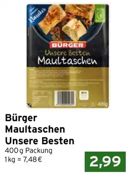 CAP Markt Bürger Maultaschen Unsere Besten Angebot