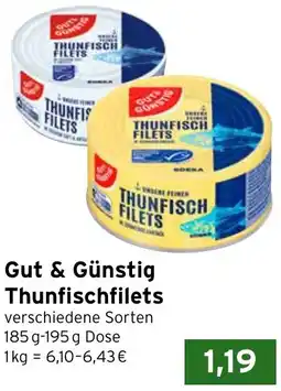CAP Markt Gut & Günstig Thunfischfilets Angebot