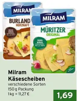 CAP Markt Milram Käsescheiben Angebot