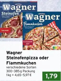 CAP Markt Wagner Steinofenpizza oder Flammkuchen Angebot