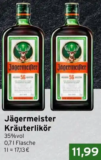 CAP Markt Jägermeister Kräuterlikör Angebot