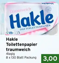 CAP Markt Hakle Toilettenpapier traumweich Angebot