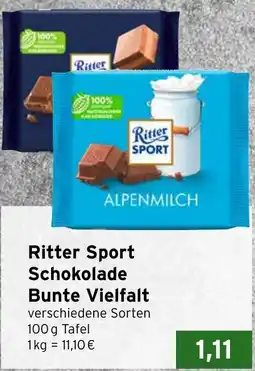 CAP Markt Ritter Sport Schokolade Bunte Vielfalt Angebot