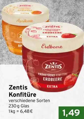 CAP Markt Zentis Konfitüre Angebot
