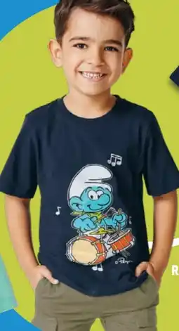 Lidl Die Schlümpfe Kinder T-Shirt Angebot