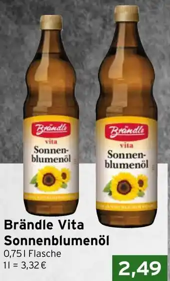 CAP Markt Brändle Vita Sonnenblumenöl Angebot
