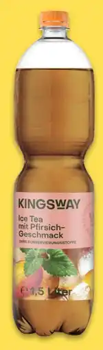 NETTO Kingsway Eistee mit Pfirsch-Geschmack Angebot