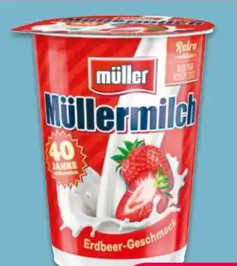 NETTO Müller Müllermilch Erdbeere Angebot