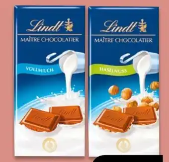 NETTO Lindt Maître Chocolatier Vollmilch Angebot
