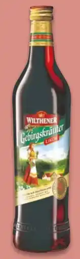 NETTO Wilthener Gebirgskräuter Likör Angebot