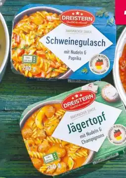 NETTO Dreistern Schweinegulasch mit Nudeln & Paprika Angebot
