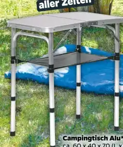 NETTO Alu-Campingtisch Angebot