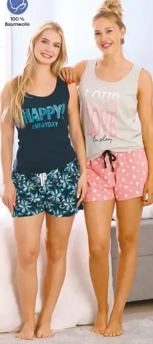 NETTO Damen Kurzpyjama Angebot
