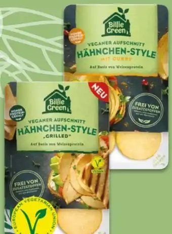 NETTO Billie Green Veganer Aufschnitt Hähnchen-Style Grilled Angebot