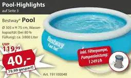 Sonderpreis Baumarkt Bestway Pool Angebot