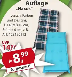 Sonderpreis Baumarkt Auflage ,,Naxos" Angebot