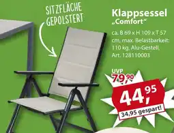 Sonderpreis Baumarkt Klappsessel ,,Comfort" Angebot