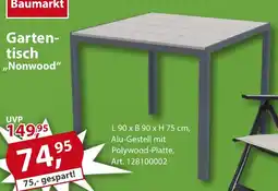Sonderpreis Baumarkt Gartentisch ,,Nonwood" Angebot