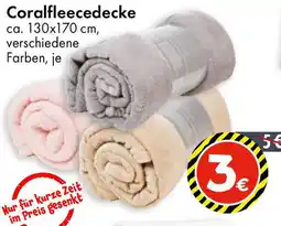 TEDi Coralfleecedecke Angebot