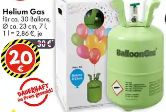 TEDi Helium Gas Angebot