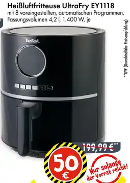 TEDi Tefal Heißluftfritteuse UltraFry EY1118 Angebot