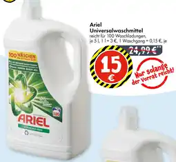 TEDi Ariel Universalwaschmittel Angebot