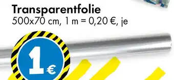 TEDi Transparentfolie Angebot