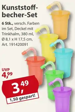 Sonderpreis Baumarkt Kunststoffbecher-Set Angebot