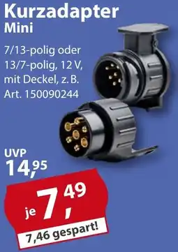 Sonderpreis Baumarkt Kurzadapter Mini Angebot