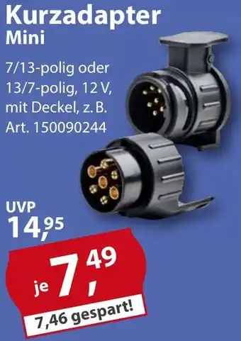 Sonderpreis Baumarkt Kurzadapter Mini Angebot