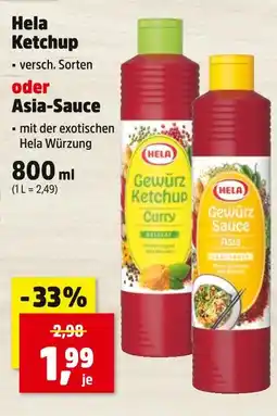 Thomas Philipps Hela ketchup oder asia-sauce Angebot
