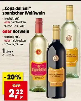 Thomas Philipps Copa del sol spanischer weißwein Angebot