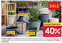 Rusta Outdoor-töpfe Angebot