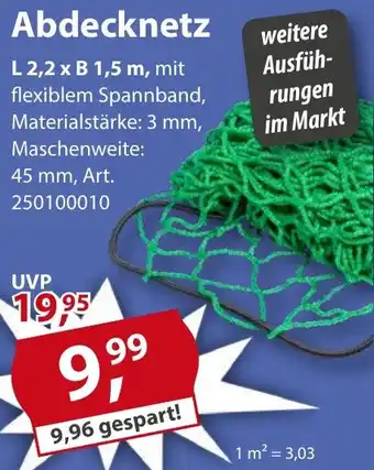 Sonderpreis Baumarkt Abdecknetz Angebot
