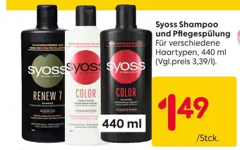 Rusta Syoss shampoo und pflegespülung Angebot