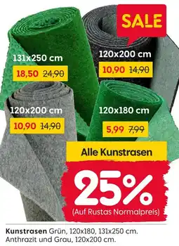 Rusta Kunstrasen Angebot