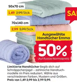 Rusta Limitierte handtücher Angebot